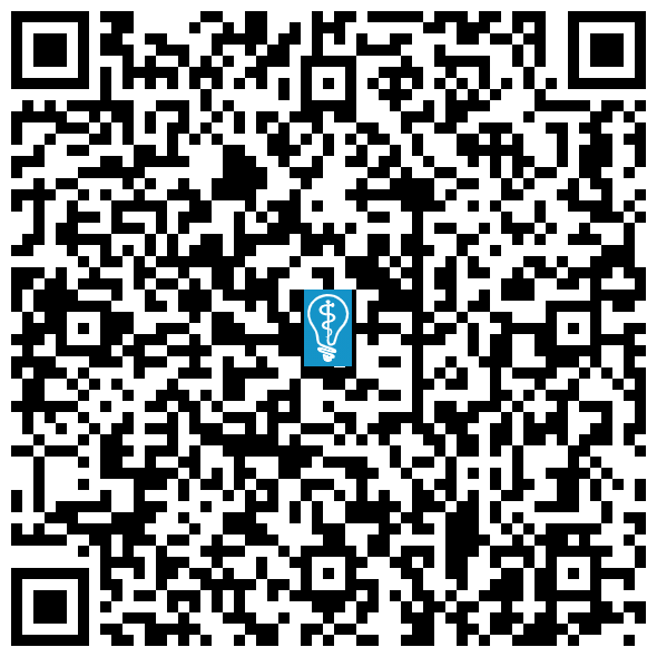 QR code image to open directions to Mirror Cosmetic Dentistry in Northridge, CA on mobile